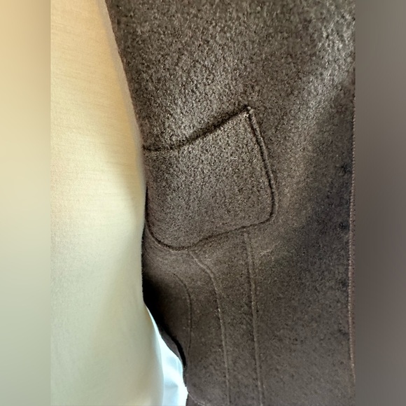 ARMANI Collezioni Black Front Button 100% wool Blazer made in Italy Size 10 - Picture 13 of 14